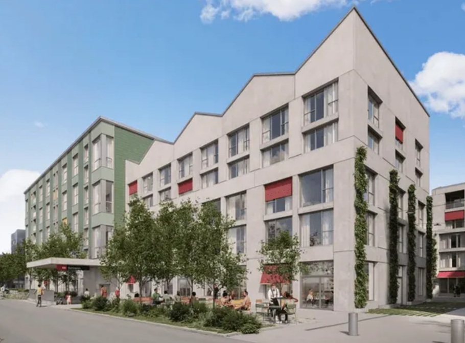 Neues Hybridhotel in Schlieren: Wohnen, Arbeiten und Reisen verschmelzen